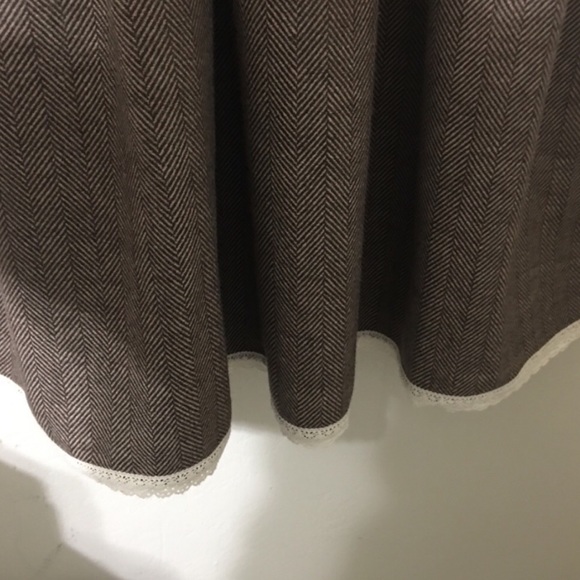 Front Row Shop Ruffle-trimmed Wool Slip Dress - Picture 5 of 8